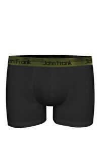 JOH FRANK PREMIUM BLACK BOXER SİYAH-HAKİ
