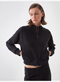 Siyah Oversize Modal Sweatmont