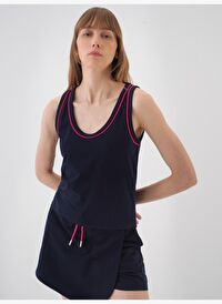 Lacivert Regular Fit Pamuklu Atlet