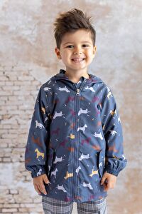 Unisex Çocuk Yaðmurluk - Antrasit