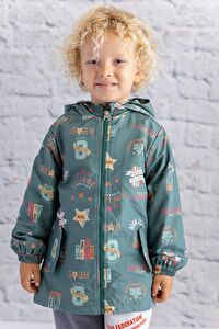 Unisex Çocuk Yaðmurluk - Yeşil