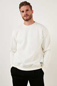 Buratti Regular Fit Bisiklet Yaka Pamuklu İçi Tüylü Yumuşak Şardonlu Erkek Sweatshırt 5905255