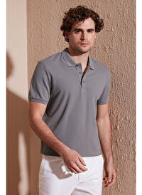 Buratti % 100 Pamuk Regular Fit Düğmeli Polo Yaka T Shirt Erkek 5902127