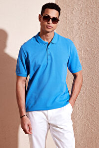 Buratti % 100 Pamuk Regular Fit Düğmeli Polo Yaka T Shirt Erkek 5902127