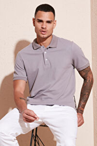 Buratti % 100 Pamuk Regular Fit Düğmeli Polo Yaka T Shirt Erkek POLO YAKA T SHİRT 5902127