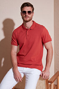 Buratti % 100 Pamuk Regular Fit Düğmeli Polo Yaka T Shirt Erkek POLO YAKA T SHİRT 5902127