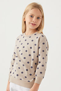 Rolypoly Kız Çocuk Kum Sweatshirt