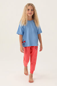 RolyPoly Cool Girl İndigo Kız Çocuk Pijama Takımı