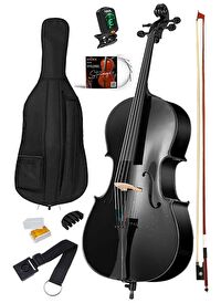 Midex GT-124BK Profesyonel Üst Kalite Siyah Çello Viyolonsel