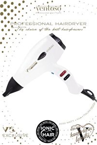 Ventoso V5 Exclusive İyonik 2500 W Profesyonel Saç Kurutma ve Fön Makinesi Milky