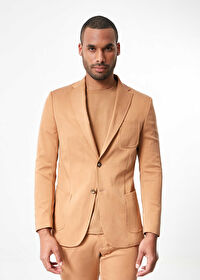 Camel Renk  Blazer Ceket