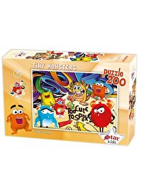 Star Puzzle 200 Parçalık Çocuk Puzzle/Yapboz - Minik Canavarlar