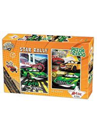 Star Puzzle 2x100 Parça Çocuk Puzzle (6 Yaş ve Üzeri) - Star Ralli