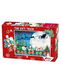 Star Puzzle 50 Parça Hediye Treni Çocuk Puzzle