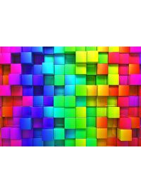Nova 1000 Parça 3D Gökkuşağı Renkli Kutular Puzzle