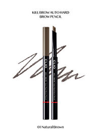 İnce Altıgen Uçlu Kaş Kalemi CLIO Kill Brow Auto Hard Brow Pencil (01 Natural Brown)