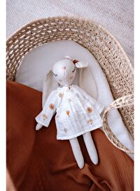 Kız Tavşan Müslin Uyku Arkadaşı | Boho Floral