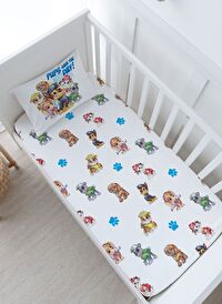 Bebek Boy Lastikli Çarşaf Seti - Cartoon Serisi - Paw Patrol