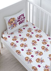 Bebek Boy Lastikli Çarşaf Seti - Cartoon Serisi - Paw Patrol Skye