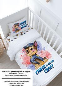 Bebek Boy Lastikli Çarşaf Seti - Cartoon Serisi - Paw Patrol Ryder