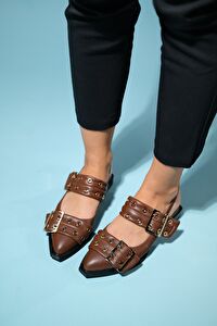 Luvi Shoes Kahverengi Kadın Sandalet 25-001