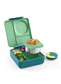 OmieBox - Isı Yalıtımlı Yeşil Bento Yemek Kutusu