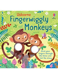Usborne - İngilizce Parmak Oynatmalı Eğlenceli Maymunlar Kitap
