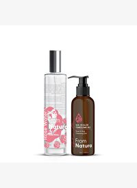 From Natura Premium Gül Suyu 100 ml + Gül Aloe Temizleme Jeli 100 ml