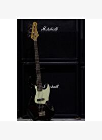 KOZMOS KJB-62JJ-GMN-BK Bas Gitar