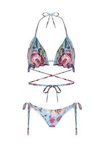Triangle Blu Bikini Set