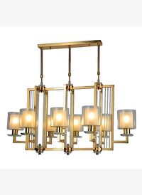 Bella 8 Kollu Gold Avize