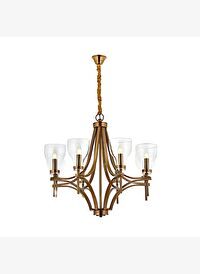 Clore 8 Kollu Eskitme Gold Avize