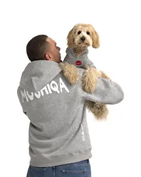 I Woof U Grey Human Jacket