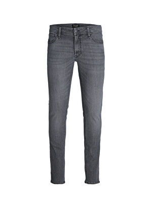 Jack & Jones Siyah Erkek Dar Paça Skinny  Denim Pantolon 12244277_JJILIAM JJORIGINAL SQ 270