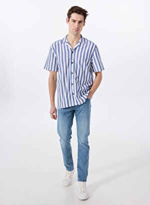 Mustang Mavi Erkek Düz Paça Straight  Denim Pantolon Washington Straight-28