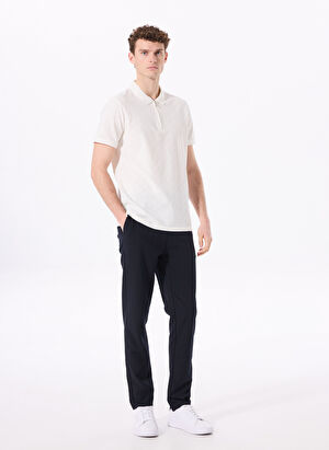 Fabrika Koyu Lacivert Erkek Basic Düz Chino Pantolon F4SM-PNT-0767 Fabrika Koyu Lacivert Erkek Basic Düz Chino Pantolon F4SM-PNT-0767