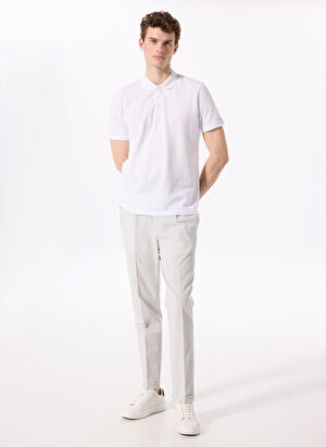 Fabrika Kırık Beyaz Erkek Basic Çizgili Chino Pantolon F5SM-PNT 2311 Fabrika Kırık Beyaz Erkek Basic Çizgili Chino Pantolon F5SM-PNT 2311