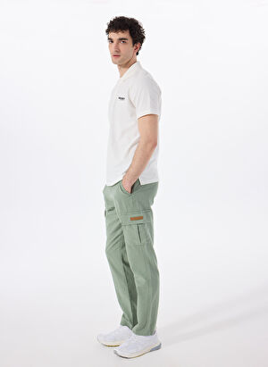 Discovery Expedition Haki Erkek Relaxed Baskılı Pantolon D5SM-PNT3826