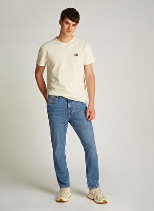 Tommy Jeans  Erkek Düz Paça Regular Fit  Denim Pantolon DM0DM205121A5 DAD JEAN RGLR TPRD