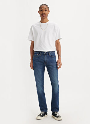 Levis Mavi Erkek Slim Fit Denim Pantolon A2081-0053_LSE511 SLIM APPLES TO AP