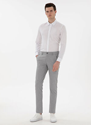 Pierre Cardin Gri Erkek Slim Fit Chino Pantolon HAGAS Pierre Cardin Gri Erkek Slim Fit Chino Pantolon HAGAS