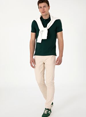 Erkek Bej Slim Fit Jean Pantolon Erkek Bej Slim Fit Jean Pantolon