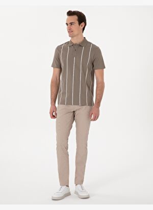 Bej Slim Fit Kanvas Pantolon Bej Slim Fit Kanvas Pantolon