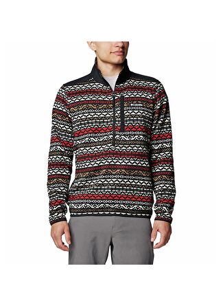 Мужские  Columbia Sweater Weather™ II Printed Half Zip Pullover Yarin Fermuar Triko Polar AO5809