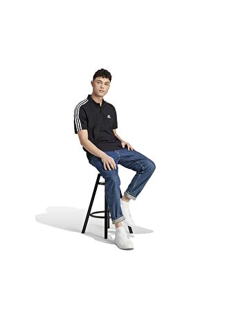 Мужская футболка adidas IC9310-M 3S PQ PS BLA Regular Fit Polo