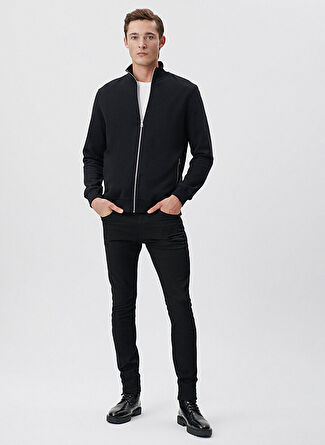 Mavi  Erkek Dar Paça Super Skinny  Denim Pantolon 0042421319 JAMES Coal Coated BLACK