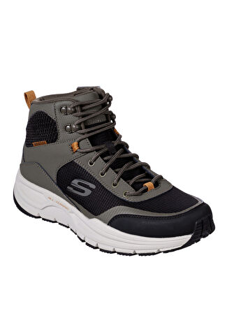 Skechers 51705 OLBK ESCAPE PLAN 2.0 Yeşil - Siyah Erkek Deri Bot