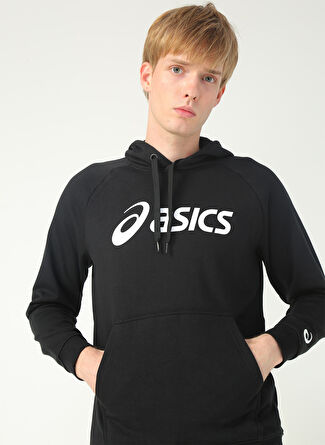 Asics Siyah - Beyaz Erkek Sweatshirt 2031A984-001 BIG ASICS OTH HOODIE