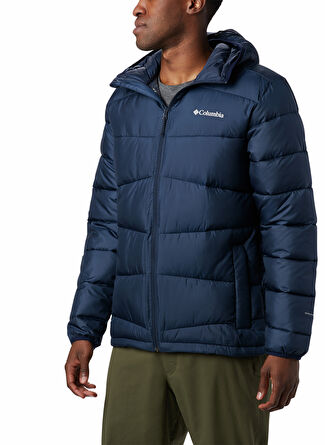 Columbia Mavi Erkek Kapüşon Yaka Mont 1864204464464 Boyner