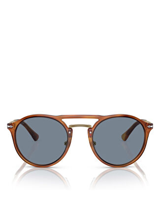 Persol PO3264S Yuvarlatılmış Kare Kahve Unisex Güneş Gözlüğü